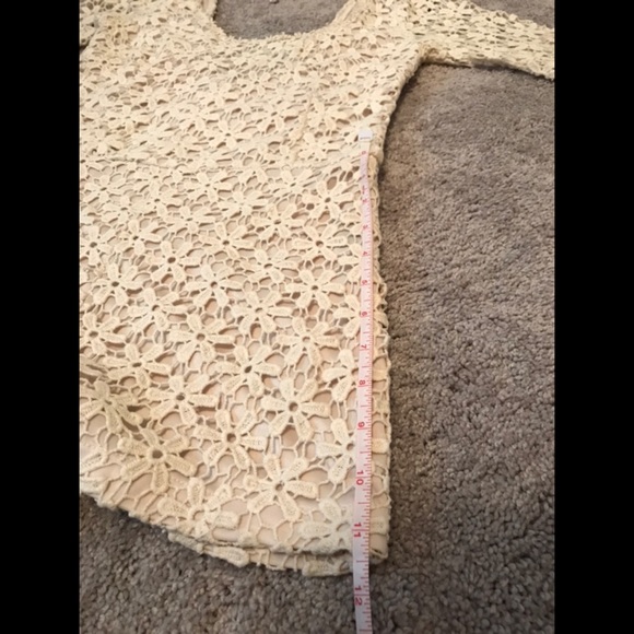 ••Donated••ark & co • Ivory Lace Romper - Picture 7 of 8